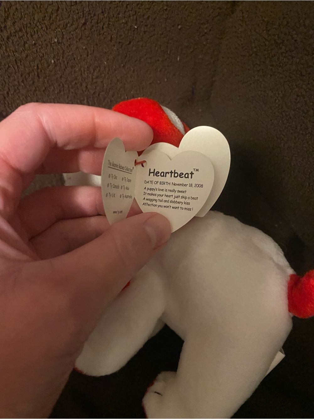 Ty heartbeat dog beanie baby - Picture 5 of 5